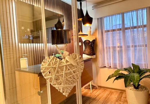 Romantikus Delux apartman zuhanyzóval és hangulatos enteriőrrel a Tulipán Vendégházban