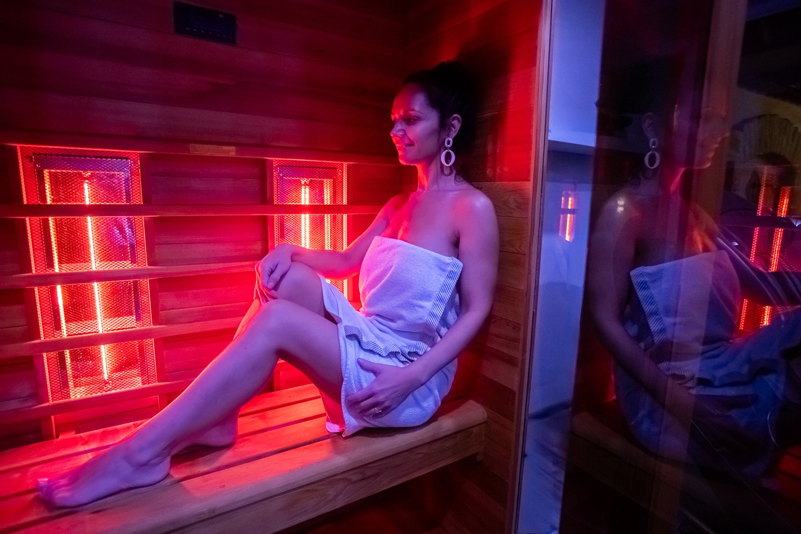Privát wellness infraszaunával a Tulipán Vendégházban.